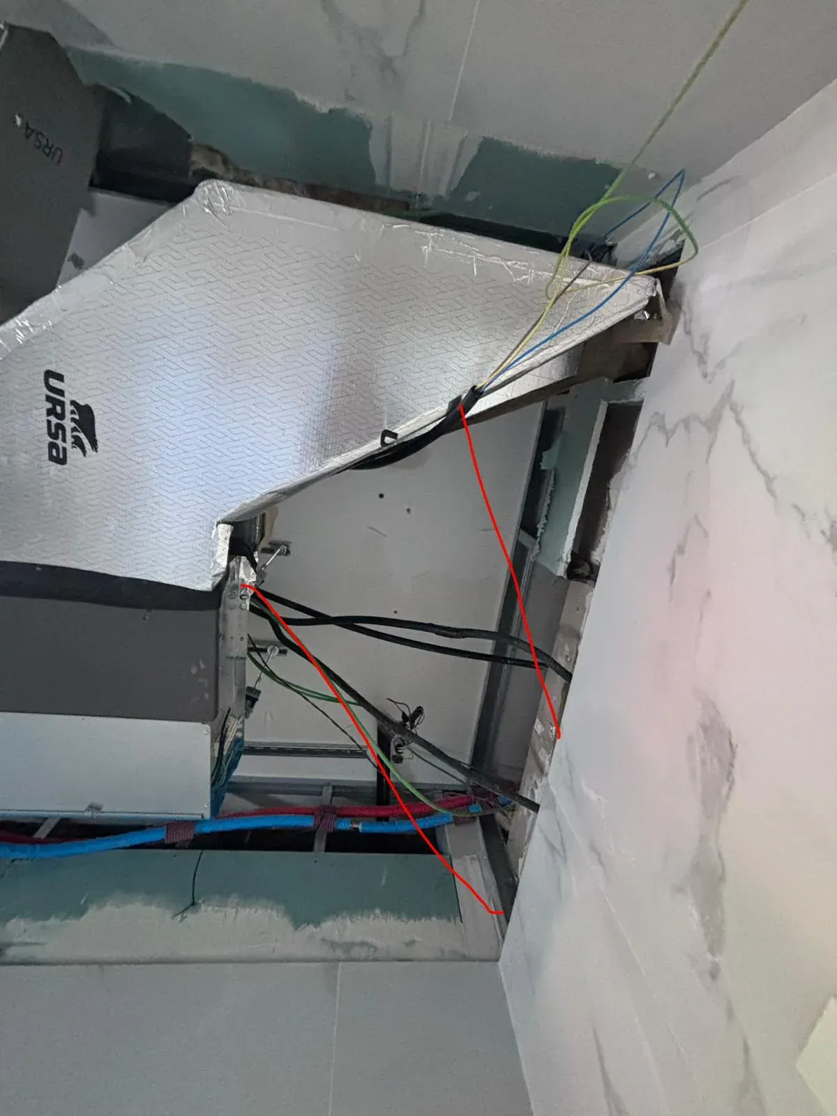 Conductos de fibra para una instalación de aire acondicionado por conductos
